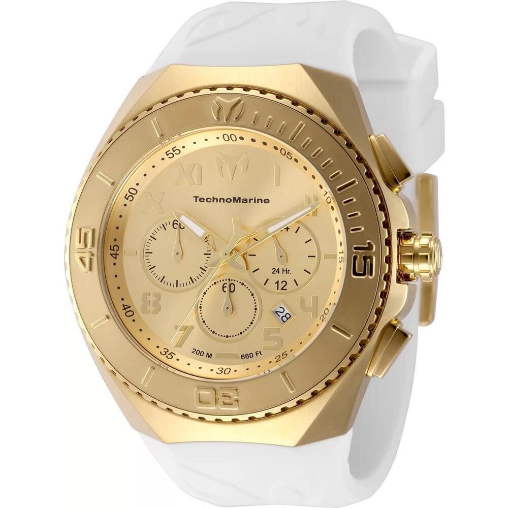 NWT TechnoMarine TM-225006 Manta | Quartz | Gold | Men's Watch